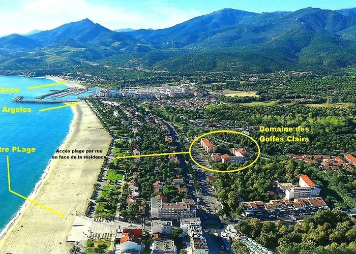 아파트 Piscine Park. Privatif Dans Res. Securisee 아르젤레쉬르메르